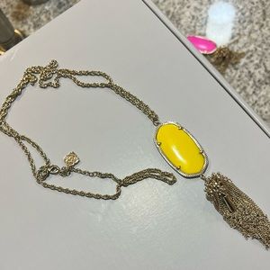 Kendra Scott Rayne Gold Necklace in Ivory Pearl